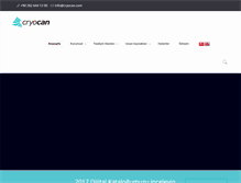 Tablet Screenshot of cryocan.com
